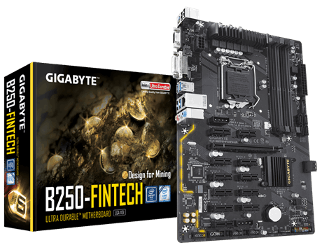 Mainboard Gigabyte B250 Fintec Socket LGA1151 _618S